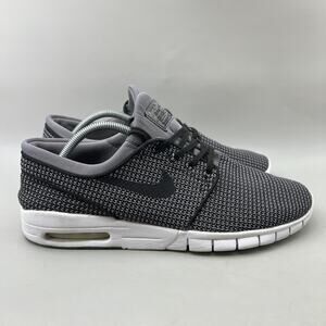Nike Stefan Janoski Air Max Running Shoes Men's 12 Gunsmoke Gray Comfort Sneaker